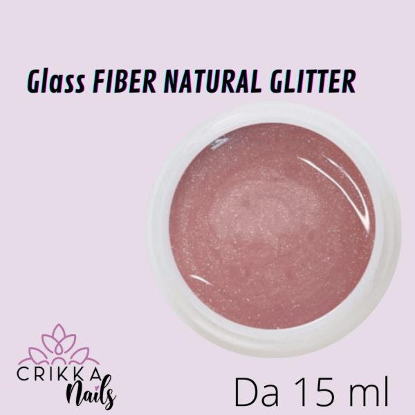 Glass fiber natural glitter